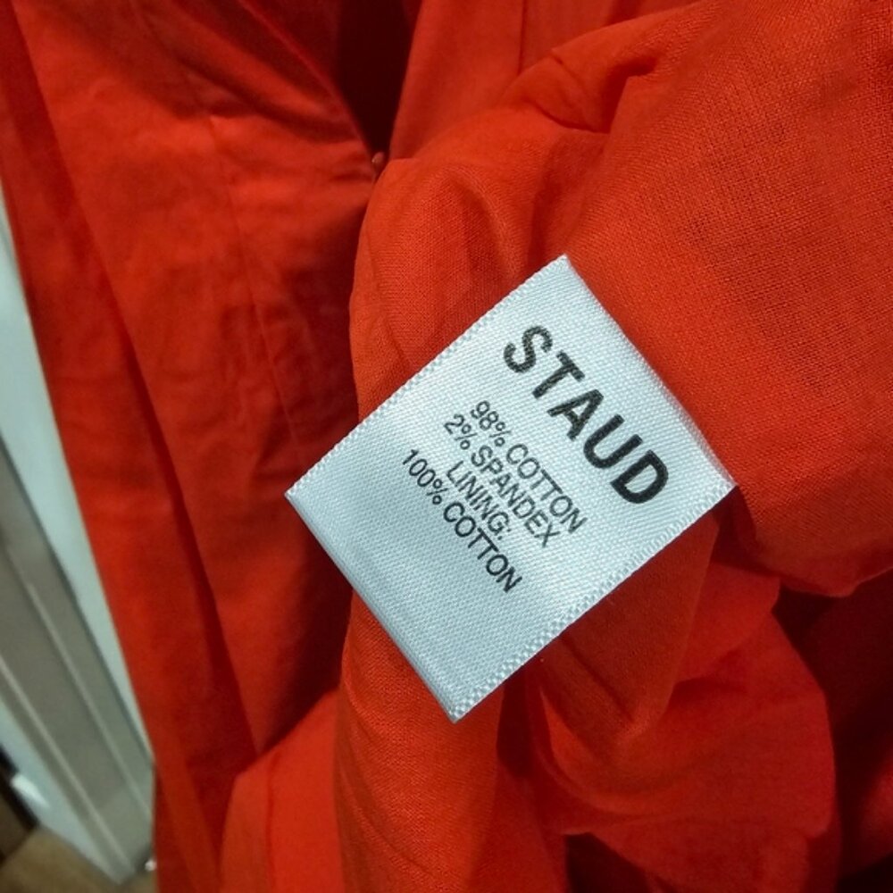 Staud Wells Fire Midi Dress - Picture 8 of 9